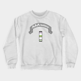 Triple A Battery Crewneck Sweatshirt